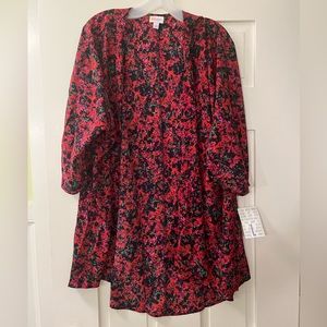 LuLaRoe Floral Kimono in Red and Black